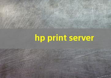 hp print server